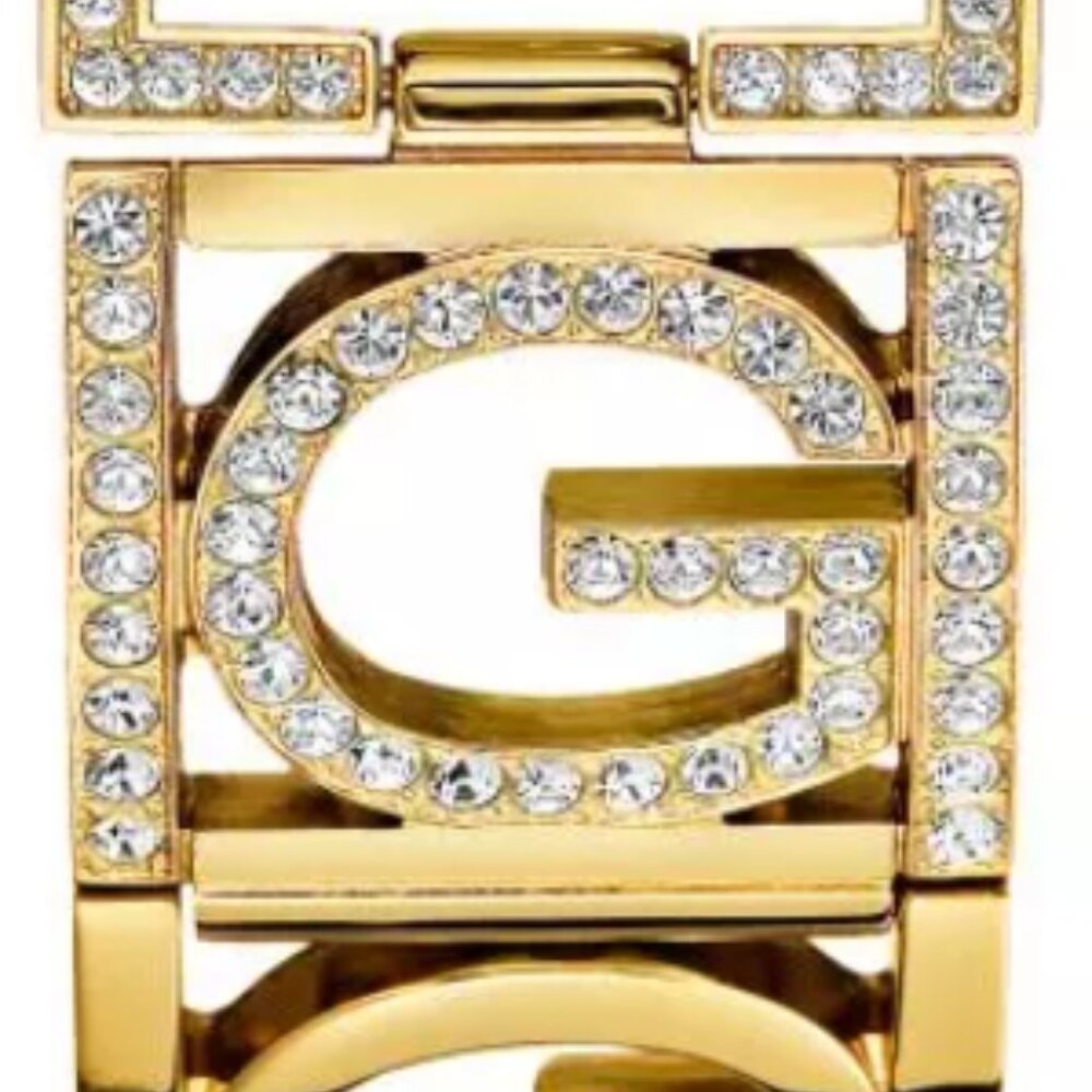 NWT GUESS by Marciano Gold-Tone Stone Set Watch W14522L1 – Classic Glam – NIB - Picture 3 of 11
